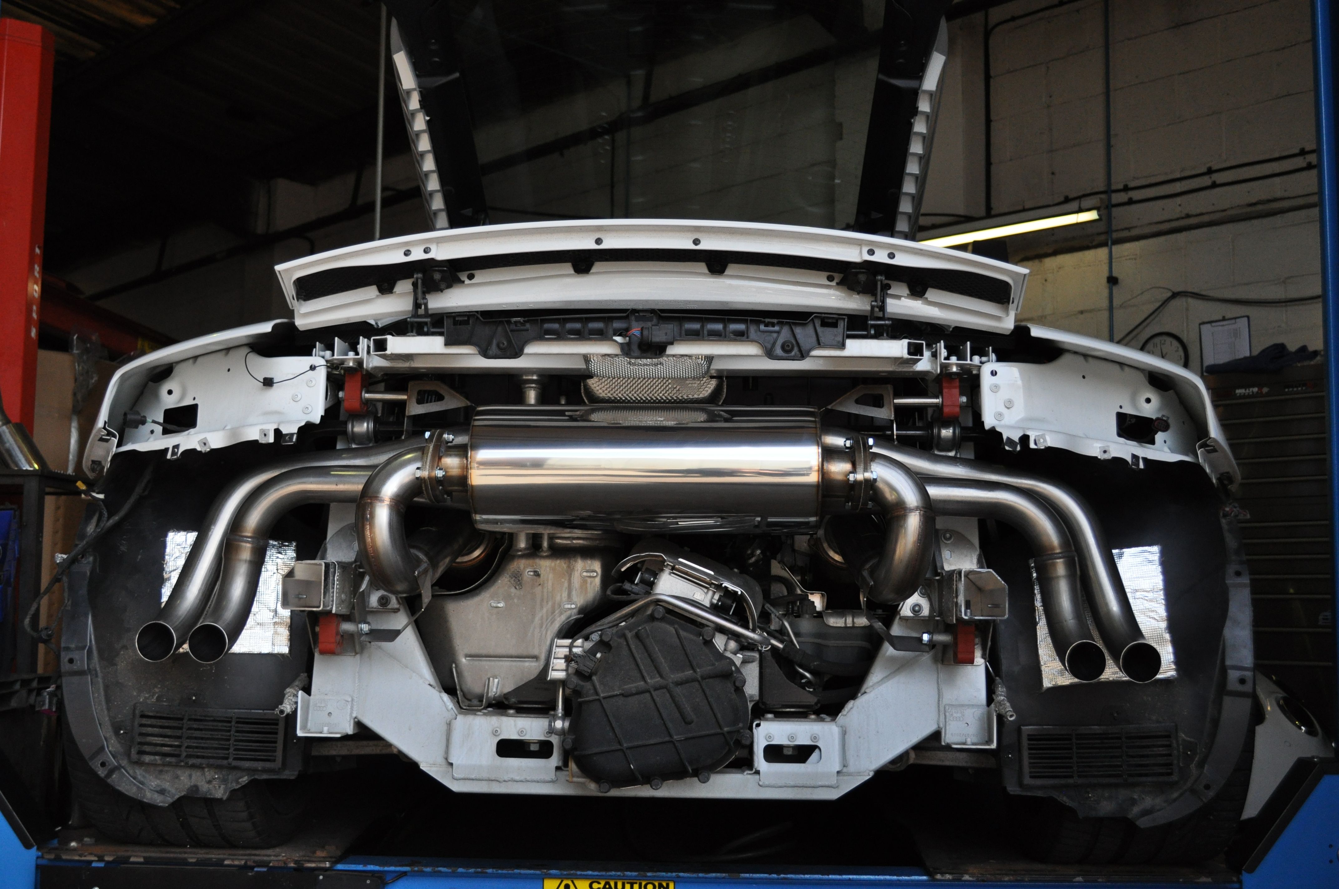 MILLTEK AUDI R8 RACING EXHAUST