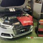 revo technik エンジンソフトウエアステージ1 及び DSGソフトウェアを AUDI S3 8V.2 スポーツバックにフラッシュさせて頂きました。