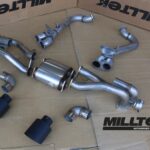 ミルテック MILLTEK X PORSCHE CAYMAN 718 GT4◇パーティキュレート・フィルターバックシステム ＋ GPF デリートパイプ◇