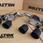 MILLTEK SPORT（ミルテックスポーツ） X PORSCHE MACAN GTS & TURBO ◇バルブ付 リアサイレンサー セット◇